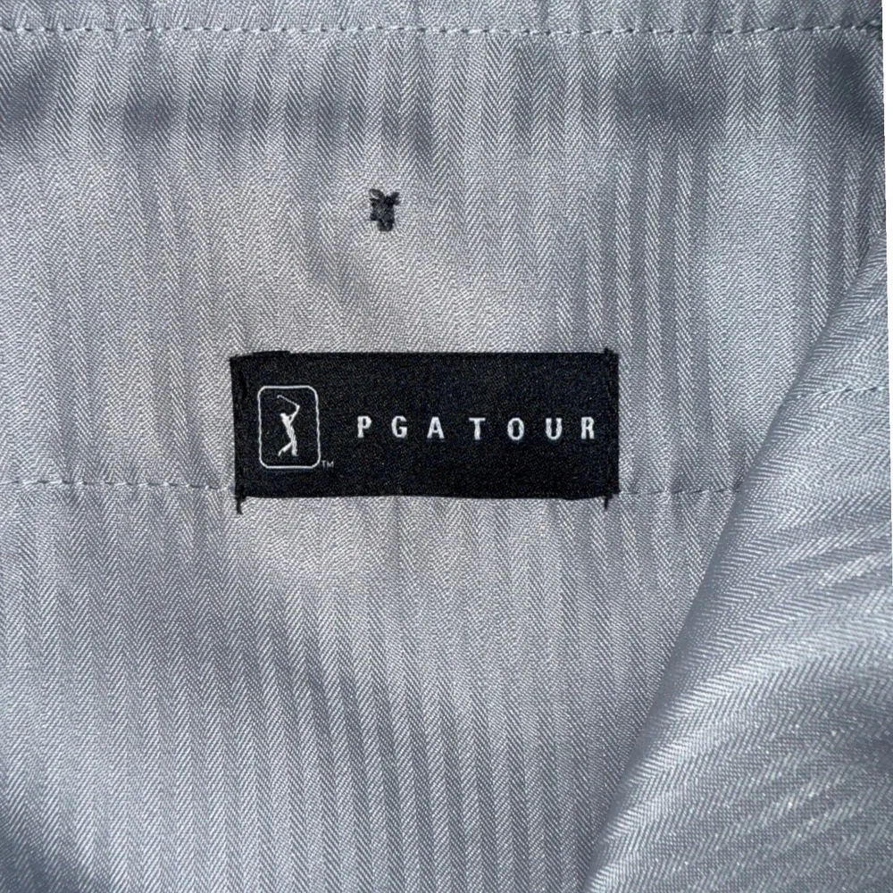 PGA Tour Golf Shorts Men Size 40‎ Grey Flat Front  Stretchy Moisture Wicking